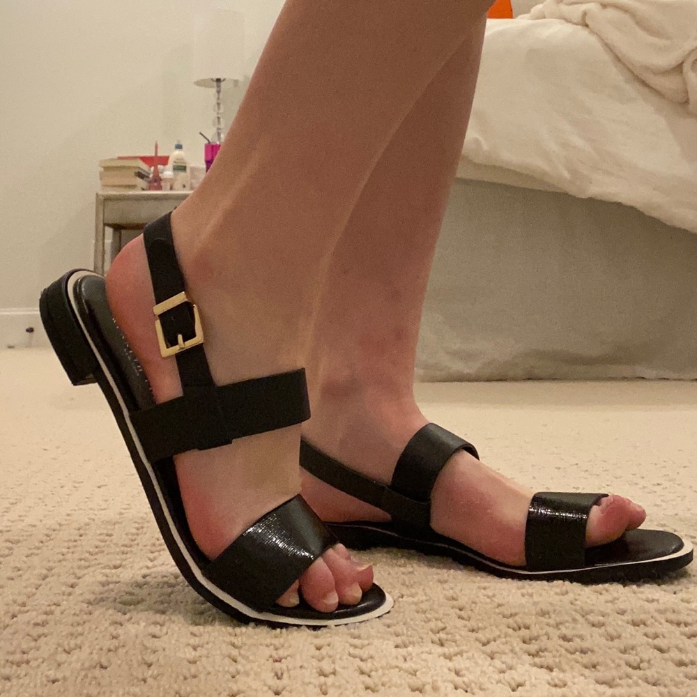 Black Strappy Kenneth Cole Sandals
